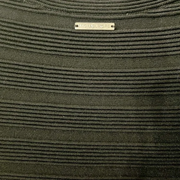 Michael Kors Textured Fantastic Dress | Black | Small - Picture 6 of 6